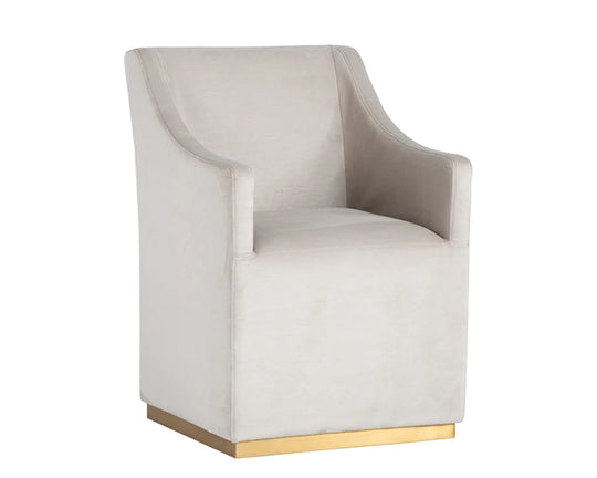 Celine Wheeled Lounge Chair