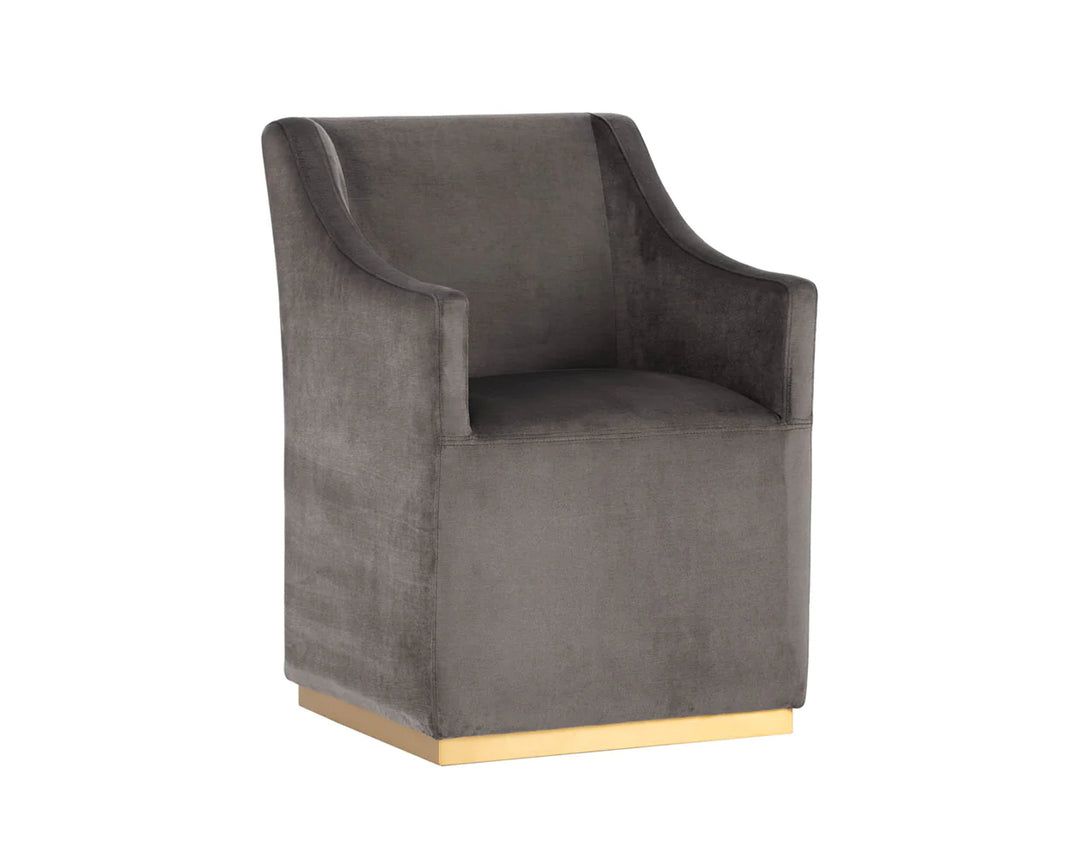 Celine Wheeled Lounge Chair