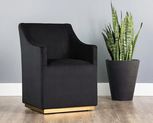 Celine Wheeled Lounge Chair