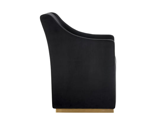 Celine Wheeled Lounge Chair