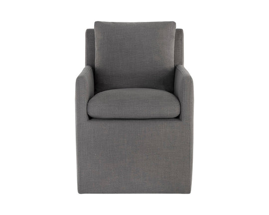 Colton Wheeled Dining Armchair