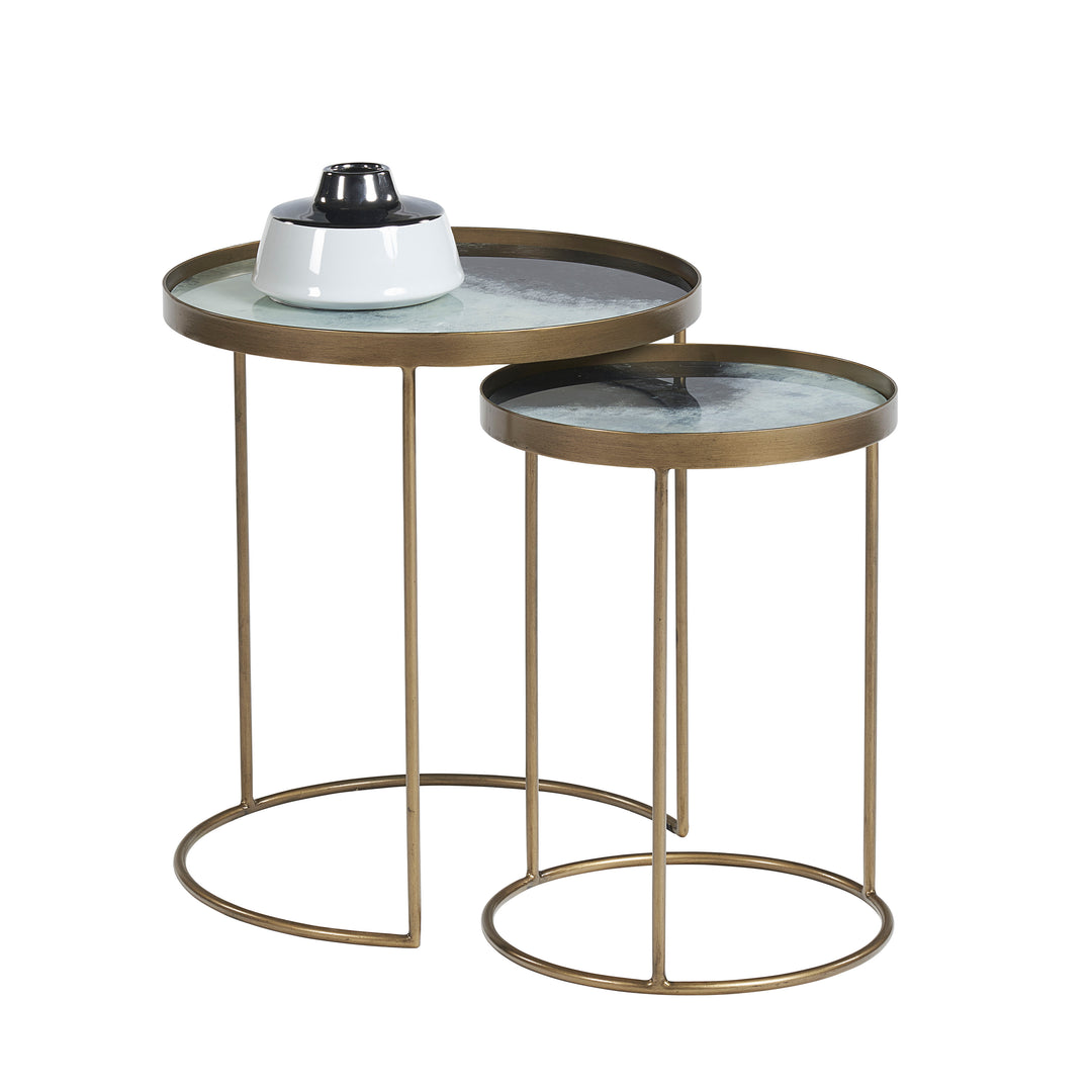 Ellipse Nesting Side Table Set