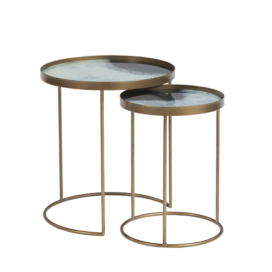 Ellipse Nesting Side Table Set