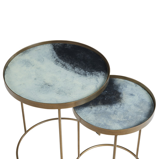 Ellipse Nesting Side Table Set