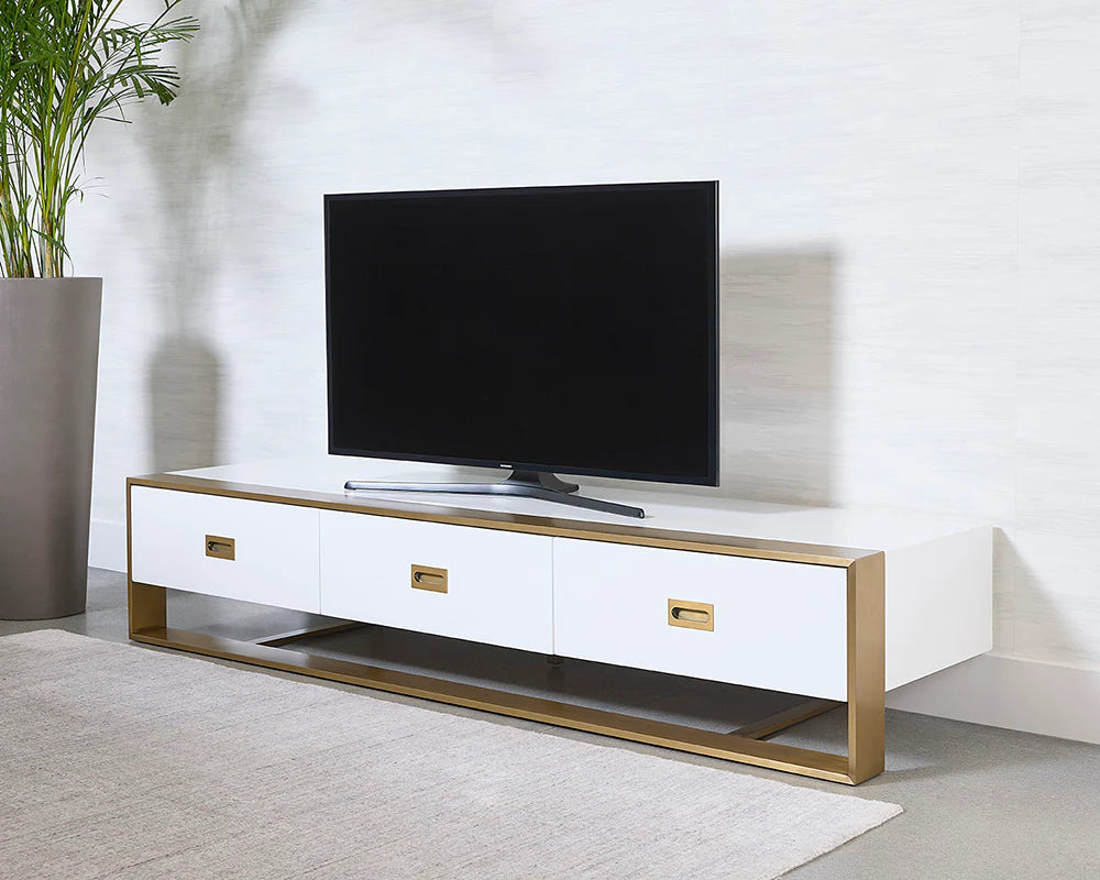 Huck Media Console Cabinet