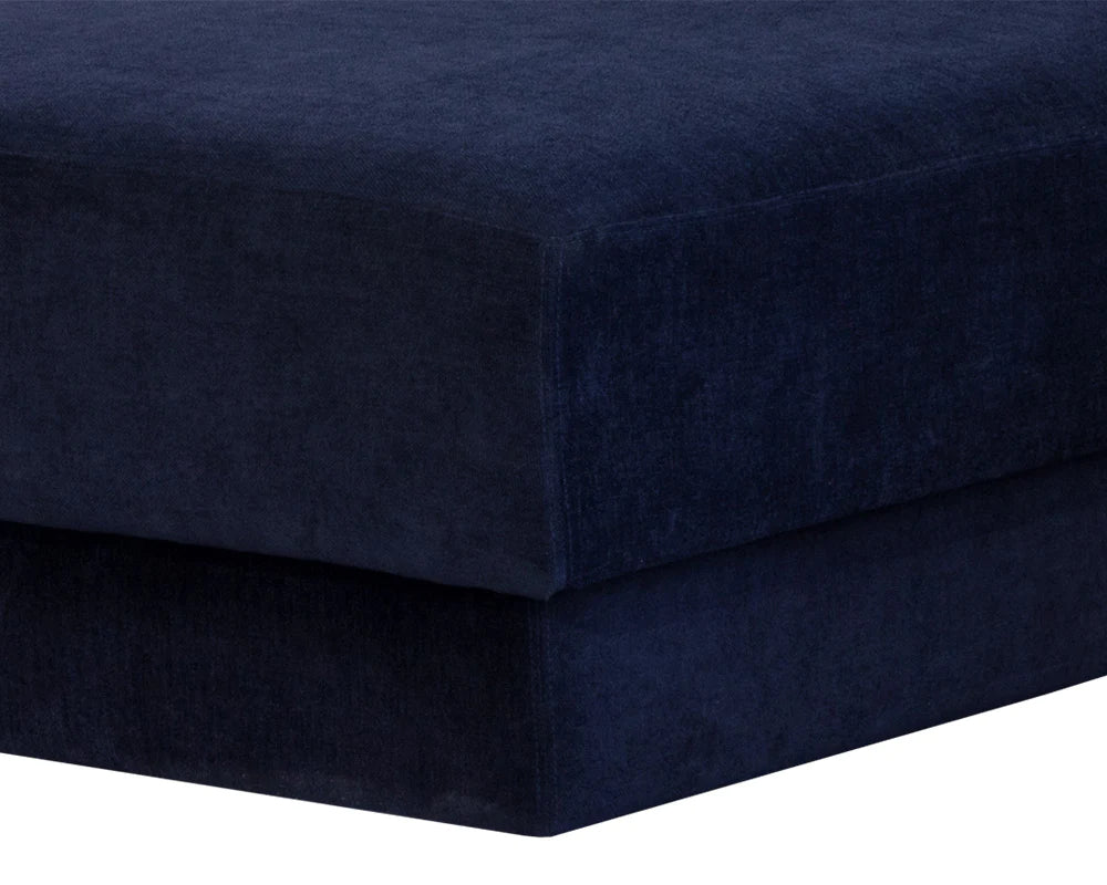 Wrenley Sofa Chaise - Indigo LHF